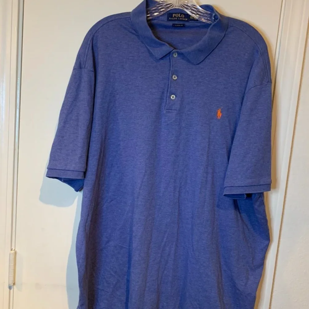 Gently Pre-Owned Men's - Blue-  Ralph Lauren Polo Shirt